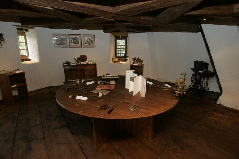 Alte Uhrmacher-Werkstatt